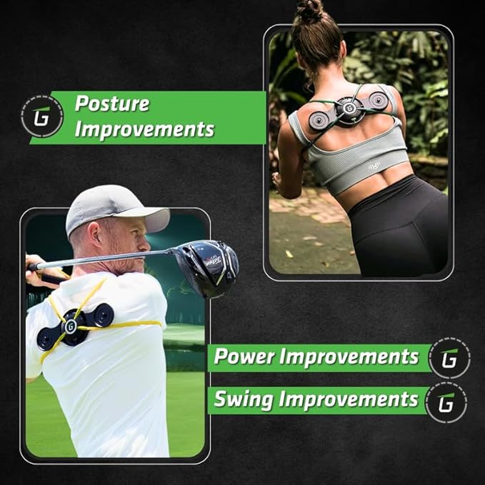 Golf Swing Performance Trainer Aid | Golf Swing Trainer Trusted by PGA Coaches | Backed by 30 Years Research | Elevate Your Golf Training | Enhance Strength, Stability, Rotation & Posture