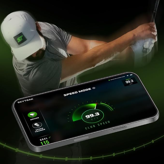 SkyTrak ST MAX Launch Monitor and Protective Shield Bundle – Dual Radar & Photometric Precision, Speed Training Powered by GOLFTEC, Tour-Level Accuracy for Indoor Golf Simulators