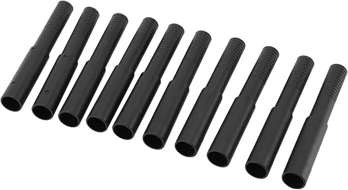 10Pcs Golf Club Shaft Extension Stick Extender for Shafts, Black