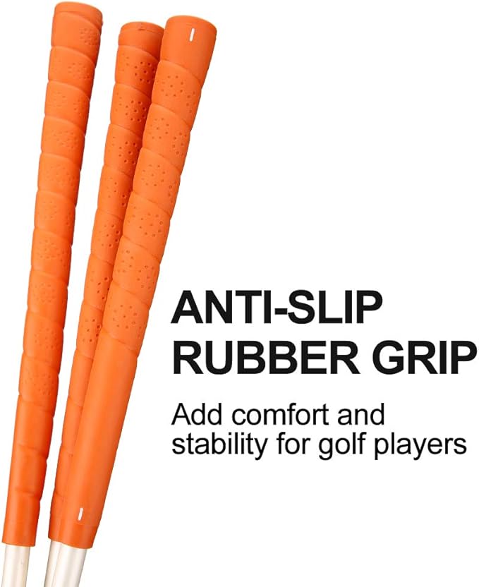 Kids Golf Clubs Set Children Golf Set Yard Sports Tools Three Clubs with Carry Bag and Soft Balls