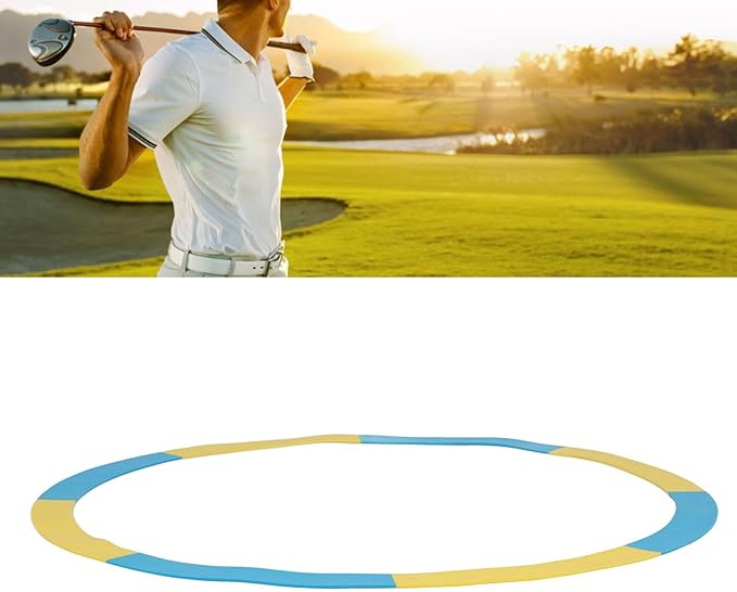 Golf Practice Target Ring, Thin Silicone Vibrant Target Indicator GolfTargets Circle for Putting, Chipping, Pitching for Training