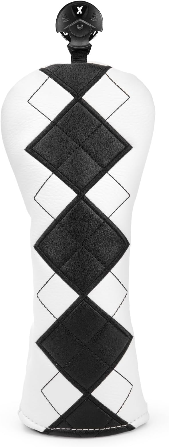 Golf Club Covers Exquisite Embroidery Driver Covers Fariway Wood Headcover Hybrid Cover Leather Golf Headcovers for Most Brand