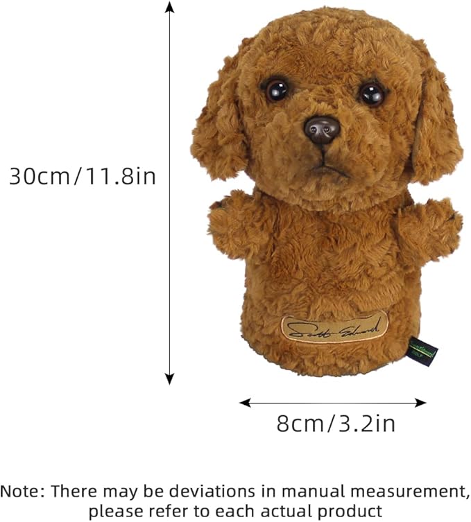 Scott Edward Golf Club Cover Fit Well for Driver or Fairway Wood Golf Club, Funny Cute Animal Design Soft Functional Golf Headcover Stylish Protection for Your Clubs for Men and Women