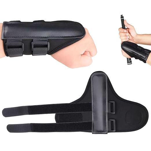 panthra Golf Wrist Training Aid, Golf Wrist Brace, Firm Fit, Hand Gesture Practice Tool Wrist Correction, Suitable for Beginners to Train Grip and Swing Training Aids (Black)