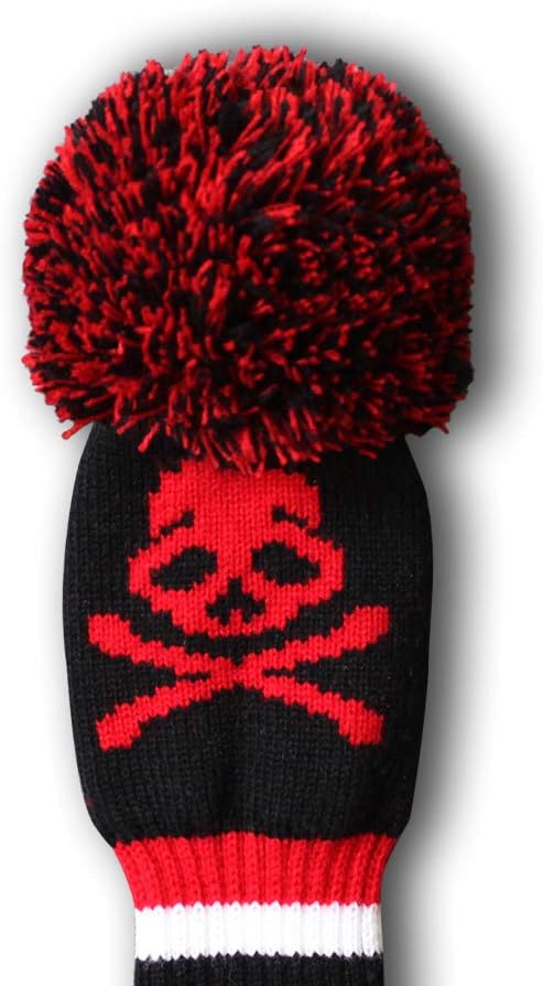 Scott Edward Knit Wood Golf Club Head Covers 4 Pieces Knitted Item Fit Over Well Driver Wood(460cc) Fairway Wood and Hybrid(UT)