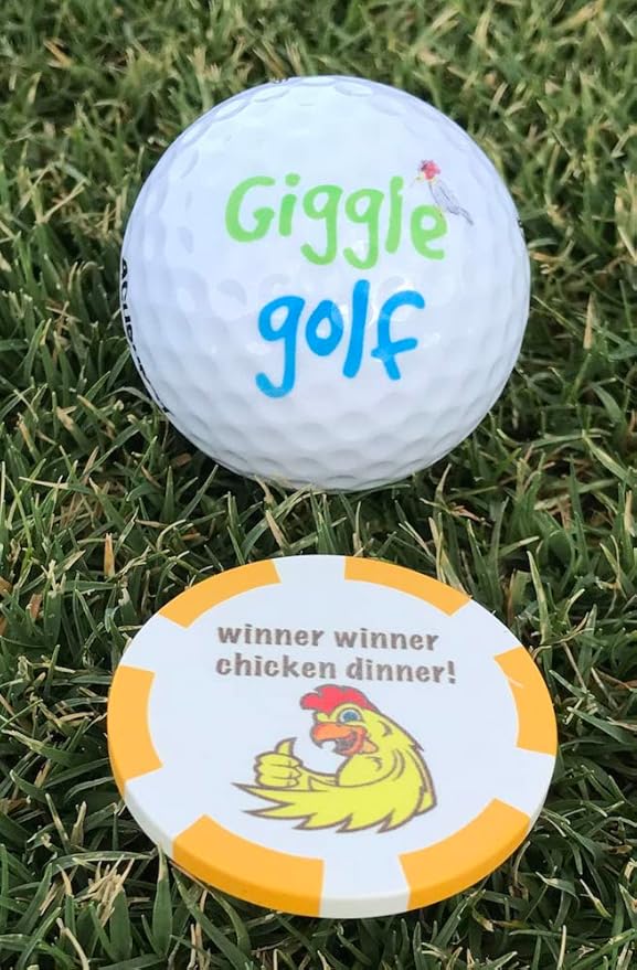 Giggle Golf Men's Golf Glove | Funny Golf Glove