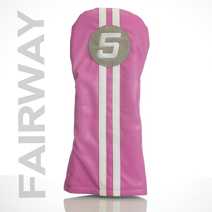 Single Headcover, Easy Slip-On Easy-Off Golf Club Head Cover, Fleece Lined Interior, Water Resistant and Durable Shell, Individual Retail Pack