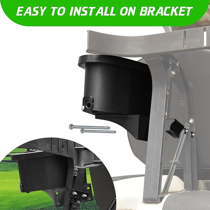 Golf Cart Ball Washer and Club Cleaner Kit for EZGO, Club Car, Yamaha, Advanced EV, Star EV, Universal & Detachable