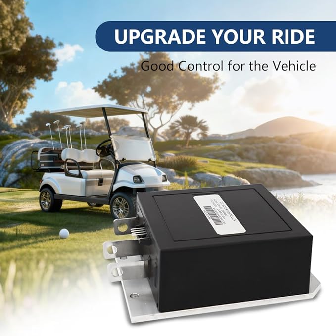 1206-4301 Golf Cart Controller, 36V 350A Speed Controller for EZGO TXT, Medalist, MPT 800, Workhorse 800 (1994-2012), Compatible with Curtis, ITS Throttle Type, 5-Pin, Part Number 25864G09, 25864G04