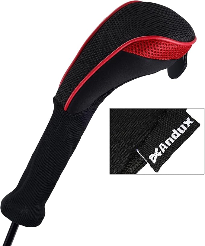 Andux 4 Pack Long Neck Golf Hybrid Club Head Covers Dial No. Tag CTMT-01
