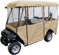 Leader Accessories Deluxe 4-Person Golf Cart Cover Storage Driving Enclosure Fit EZ Go, Club Car, Yamaha Cart