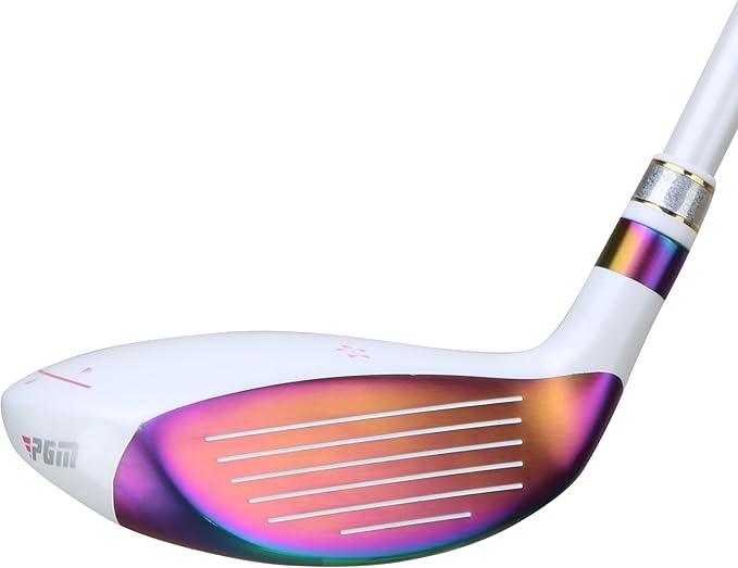 PGM Women's Golf Woods Driver Hybrid for Right Handed with Graphite Shaft Includes Headcover - Titanium Alloy Clubhead Single Golf Club with Enlarged Sweet Spot