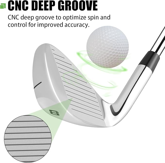 MAZEL Single Length Golf Club Irons Set for Men & Women,Right Handed