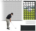 Golf Net for Backyard, 10 x 20Ft Heavy Hitting Net for Golf, Baseball, Hockey, Soccer, Durable and Portable, Double Finished Seam, Sports Net Barrier Net with Carry Bag Indoor Outdoor Use