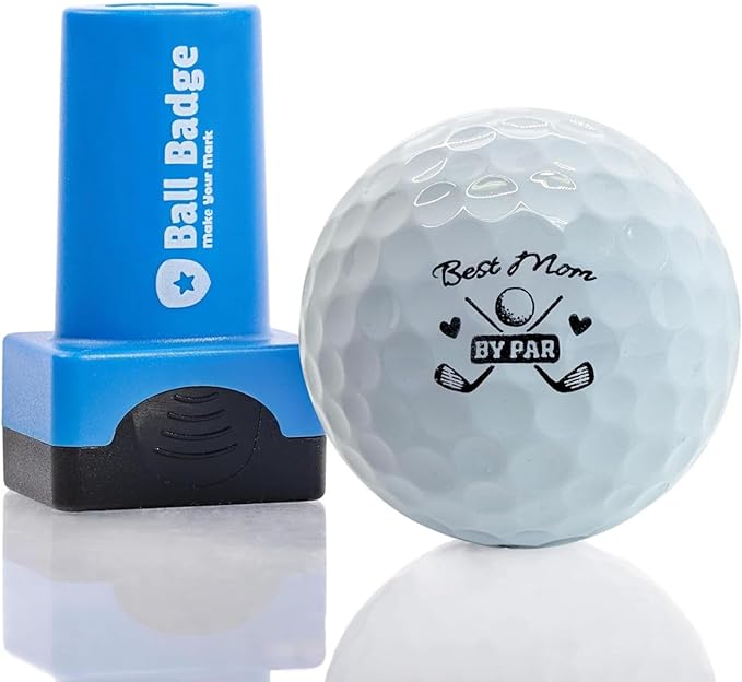 Ball Badge - Golf Ball Stamp (The Icon Series), Golf Ball Marker, Reusable Golf Ball Marking Tool to Identify Golf Balls