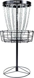 MVP Disc Sports Black Hole Pro HD 24-Chain Portable Disc Golf Basket Target
