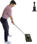 The Original Country Club Elite® by Real Feel Golf Mats® 10”X24” Hitting Strip | Heavy Duty Commercial Practice Mat | Accepts A Real Tee | Swing Down and Through | Indoor/Outdoor