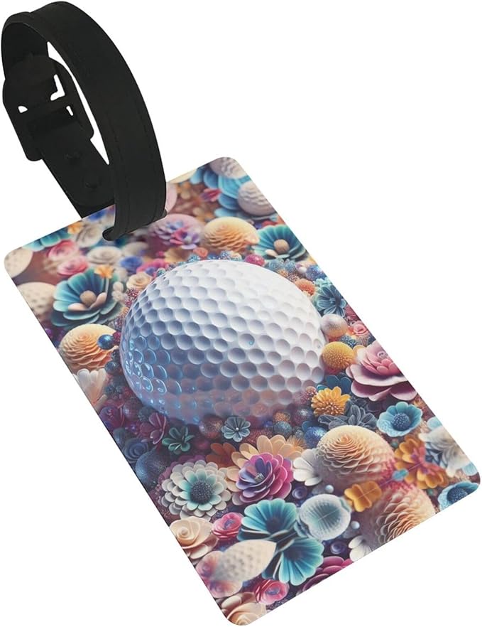 Golf Luggage Tag Suitcase Identify Labels Personalized Travel Bag Tag 2.5X4.1Inch
