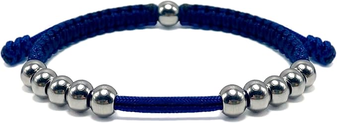 LAMIBEE Golf Stainless Steel 10 Beads Score Counter Bracelet, Golf Stroke Count Bracelet, Resizable and Easy to Adjust Golf Round Scoring Tracker, Durable and Stylish Golf Accessory
