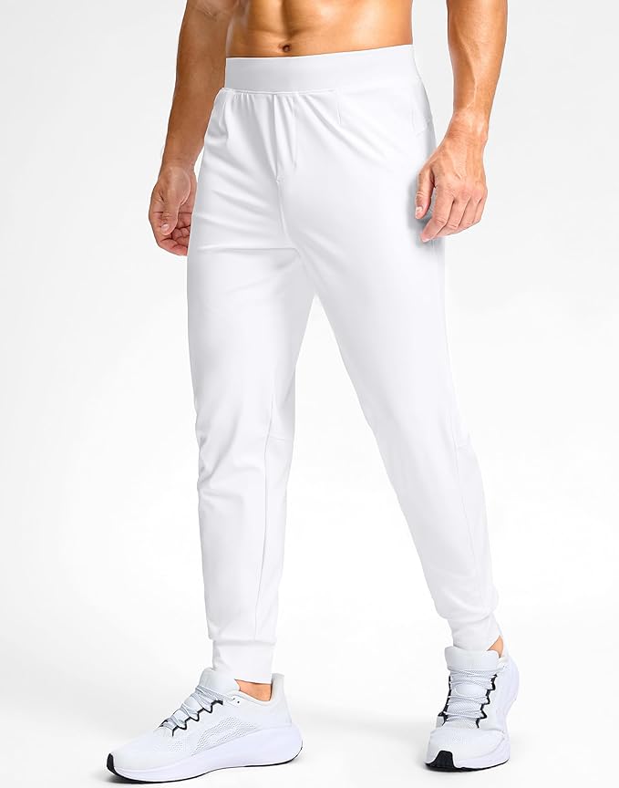 G Gradual Men's Golf Joggers Pants with Zipper Pockets Stretch Sweatpants Slim Fit Track Pants Joggers for Men Work Running