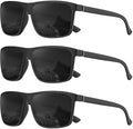 KALIYADI Polarized Sunglasses for Men and Women, Mens Sun Glasses with UV Protection for Driving Fishing Golf (3 Packs)