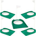 5 Pack Golf Putting Cup with Flag - Plastic Golf Putting Hole Training Aids for Indoor Outdoor Office Garage Backyard Practice