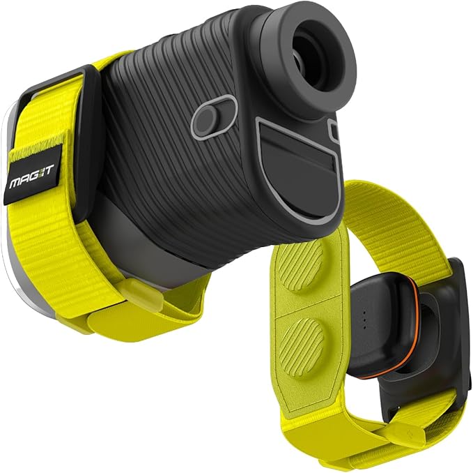 Spigen MAG-iT Magnetic Golf Rangefinder Strap Designed for AirTag/TagMe Tracker and GPS for Golf Cart