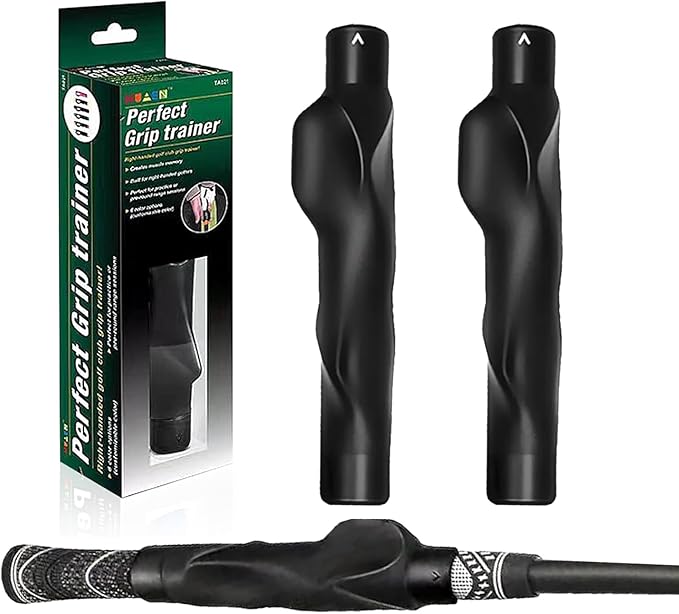 2Pack Golf Grip Trainer,Golf Training Aid Grip Trainer Club,Training Grip Right Hand, to Help Train Correct Hand Position