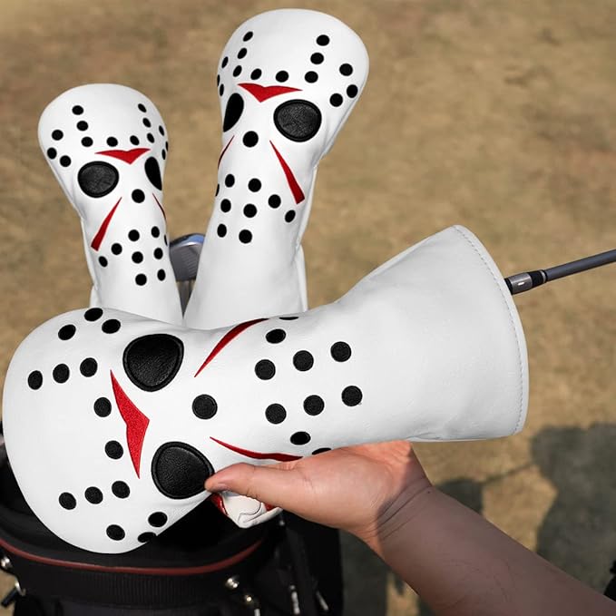 Golf Club Covers Field Hockey Mask Putter Covers Driver Cover Fariway Wood Headcover Hybrid Covers 3 Wood Headcover Mallet Putter Headcovers for Most Brand