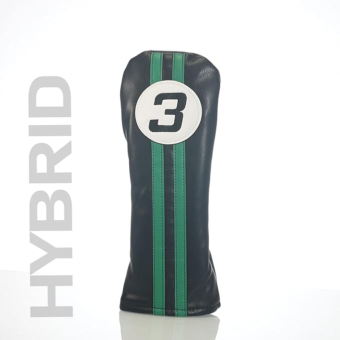 Single Headcover, Easy Slip-On Easy-Off Golf Club Head Cover, Fleece Lined Interior, Water Resistant and Durable Shell, Individual Retail Pack