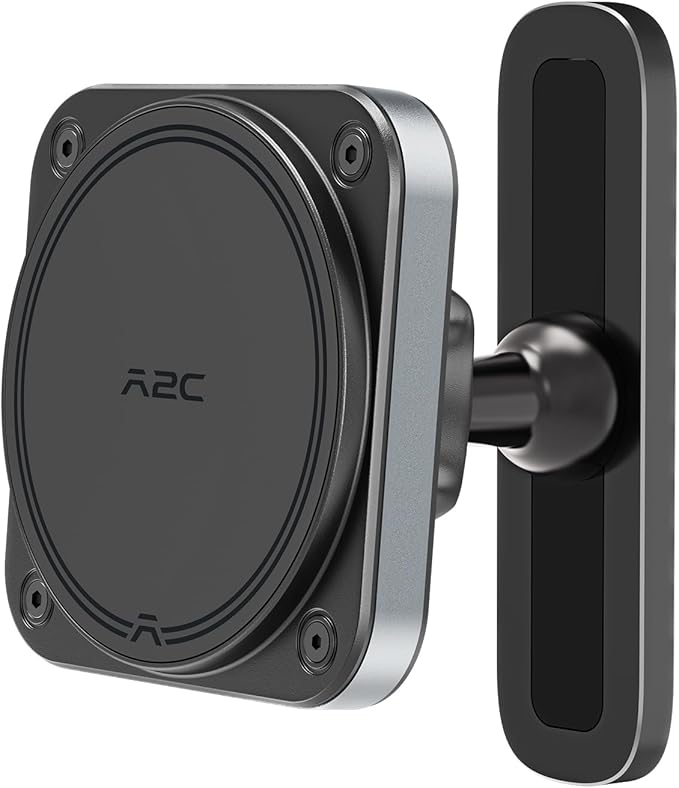A2C Upgraded Magnetic Golf Cart Phone Holder for MagSafe iPhone 17 Pro Max 16 15 14 13 12 Fits EZGO Club Car Yamaha Icon, Golf Accessories for Men Father Dad 2025 Stocking Stuffers Ideas Golf Gifts