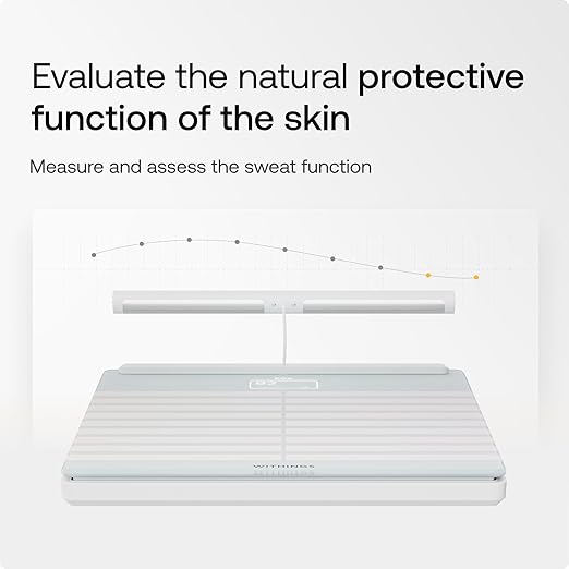 WITHINGS Body Scan - Smart Scale with Segmental Body Composition Analysis, Weighing Scales Body Weight & Vascular Age, Visceral Fat, Heart Rate, iOS/Android