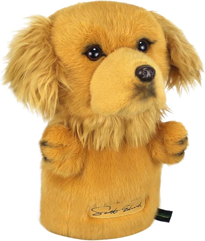 Scott Edward Golf Club Cover Fit Well for Driver or Fairway Wood Golf Club, Funny Cute Animal Design Soft Functional Golf Headcover Stylish Protection for Your Clubs for Men and Women