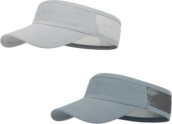 HH HOFNEN Sports Sun Visor Cooling Lightweight Stretchy Packable Running Golf Visor Hat for Men Women