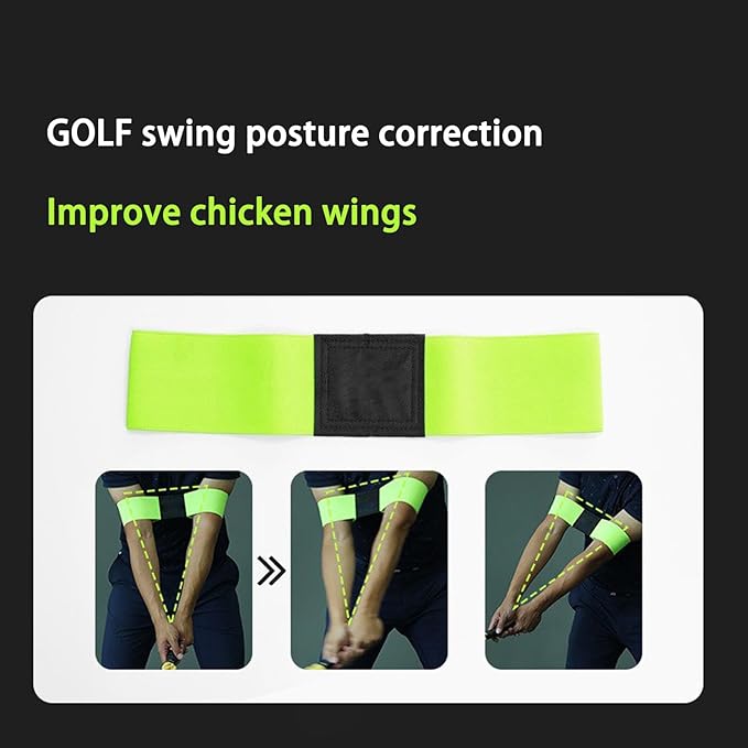 Golf Wrist Brace Golfs Training Swing Postures Correction Golfs Swings Correcting Band Adjustable Trainer Aid Correcting Strap
