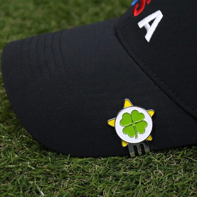 Flower Golf Ball Marker with Golf Hat Clip for Your Friend