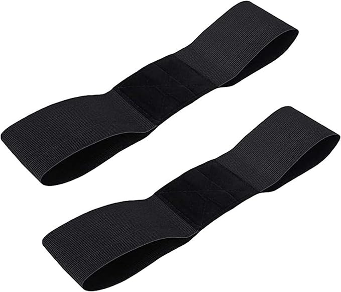 2 Pcs Golf Swing Training Aid, Golf Connection Arm Band for Correcting Chicken Wing Flaw, Muscle Memory and Swing Connection Trainer for Right & Left-Handed Players, Men Women Junior Golfers
