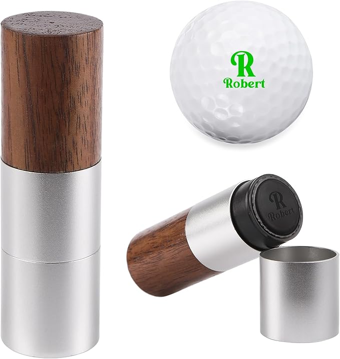 Personalized Name Golf Ball Stamper, Gifts for Men Dad Husband, Self-Inking Golf Ball Stamp Markers, Golfer Gift Golfing Accessories