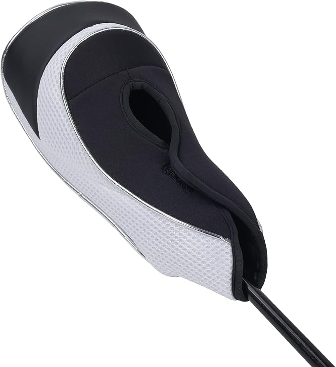 Andux Golf Club Driver Wood Head Covers with Hook & Loop Set of 3