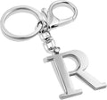 LAXPICOL Gold Letter A-Z Keychain for Women Bag Charms Purse Charms For Handbags Metal Alphabet Initial Letter Keychain