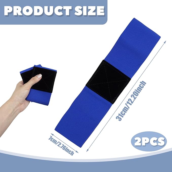 Golf Swing Aid, 2Pcs Elastic Resistance Swing Correcting Arm Band - Golf Swing Posture Training Belt with Anti - Slip Strip for Correction, Strength Enhancement & Consistent Stroke Improvement