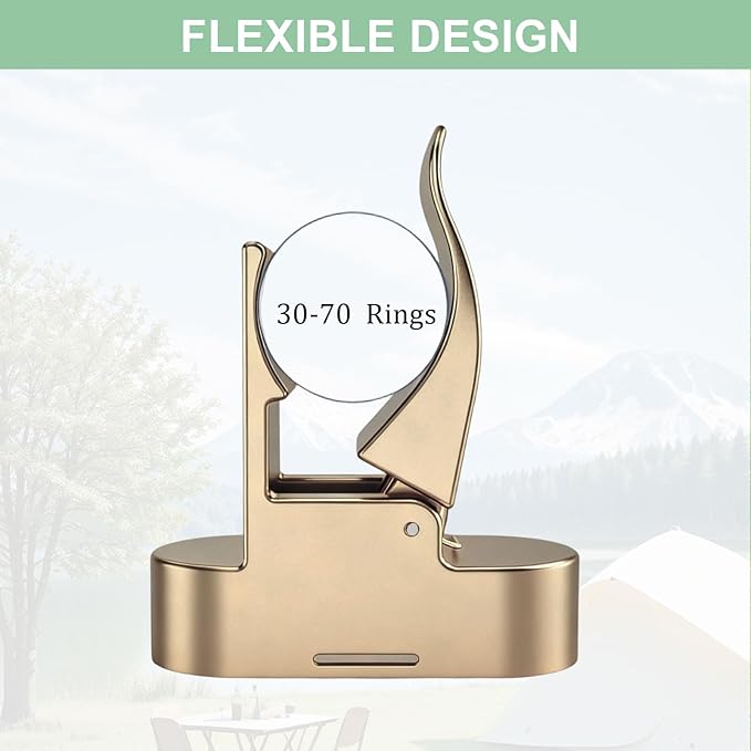 Magnetic Golf Cart Holder, Holder for Golf Cart, Fits 30-70 Ring, Available in Black, Gold, Blue, Silver - Durable Clip Golf Cart Holder