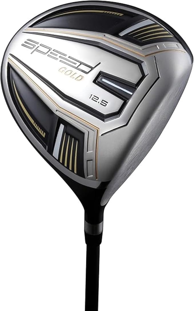 Titanium Driver Golf Club, Loft Lightweight Graphite Shaft, Oversized Sweet Spot, Aerodynamic, USGA Conforming Mens Driver + Deluxe Headcover