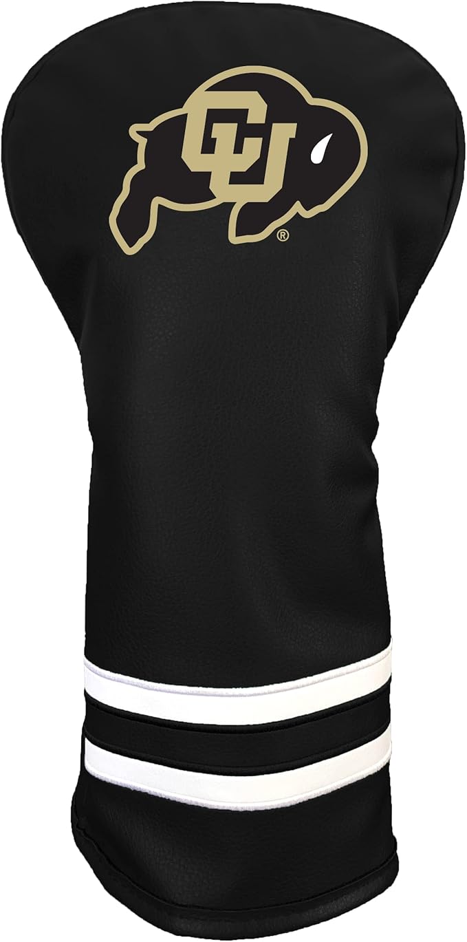Team Golf NCAA Vintage Driver Golf Club Headcover (Printed), Form Fitting Design, Retro Design with Fleece Lining for Extra Club Protection