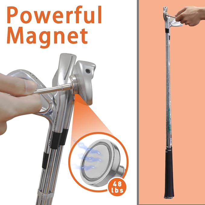 THE GOLFER STORE Golf Alignment Rods, Golf Swing Trainer Aid Golf Club Alignment Stick Corrector Help Visualize and Align Your Golf Shot Golf Alignment Aids