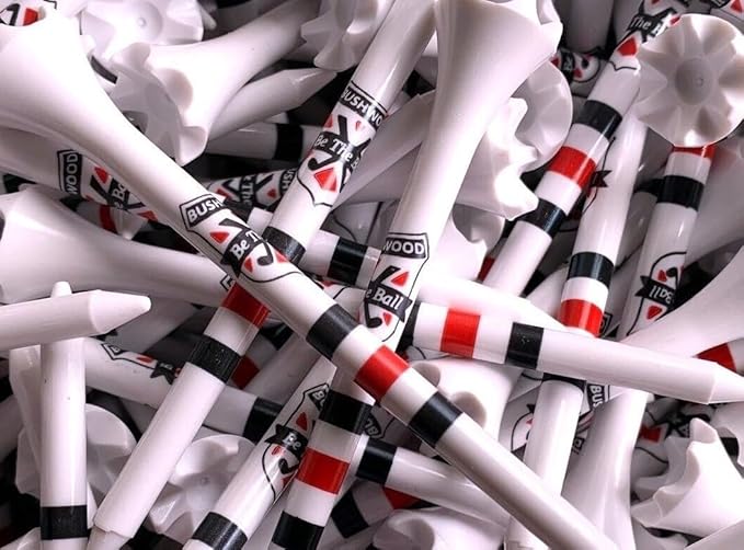 TRUESTRIKE Premium USA Golf Tees – 100-Pack Durable 3¼" / 2¾" Plastic Tees – Made in USA – Perfect Holiday Golf Gift
