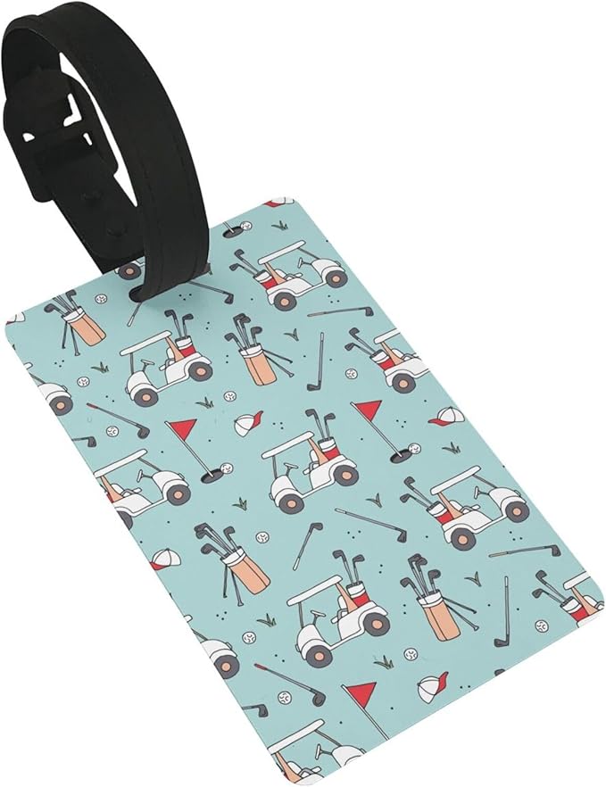 Golf Luggage Tag Suitcase Identify Labels Personalized Travel Bag Tag 2.5X4.1Inch