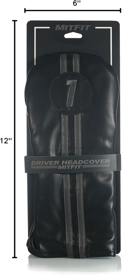 Single Headcover, Easy Slip-On Easy-Off Golf Club Head Cover, Fleece Lined Interior, Water Resistant and Durable Shell, Individual Retail Pack