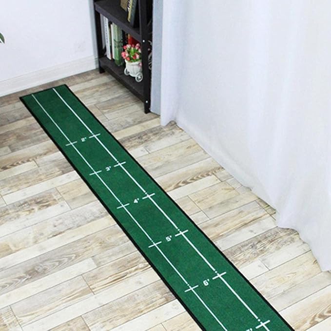 Putting Practice Green Mat Durable Portable for Indoor Outdoor Office Party Backyard Use 280x30cm