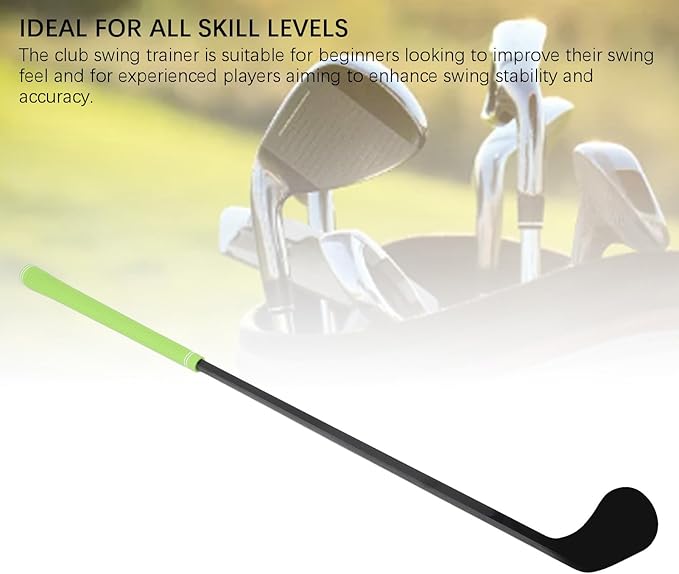 Golf Swing Trainer, Plastic Aid Club Rhythm Improving Training Aid Swing Stability Enhance for Improving Strength Rhythm Tempo